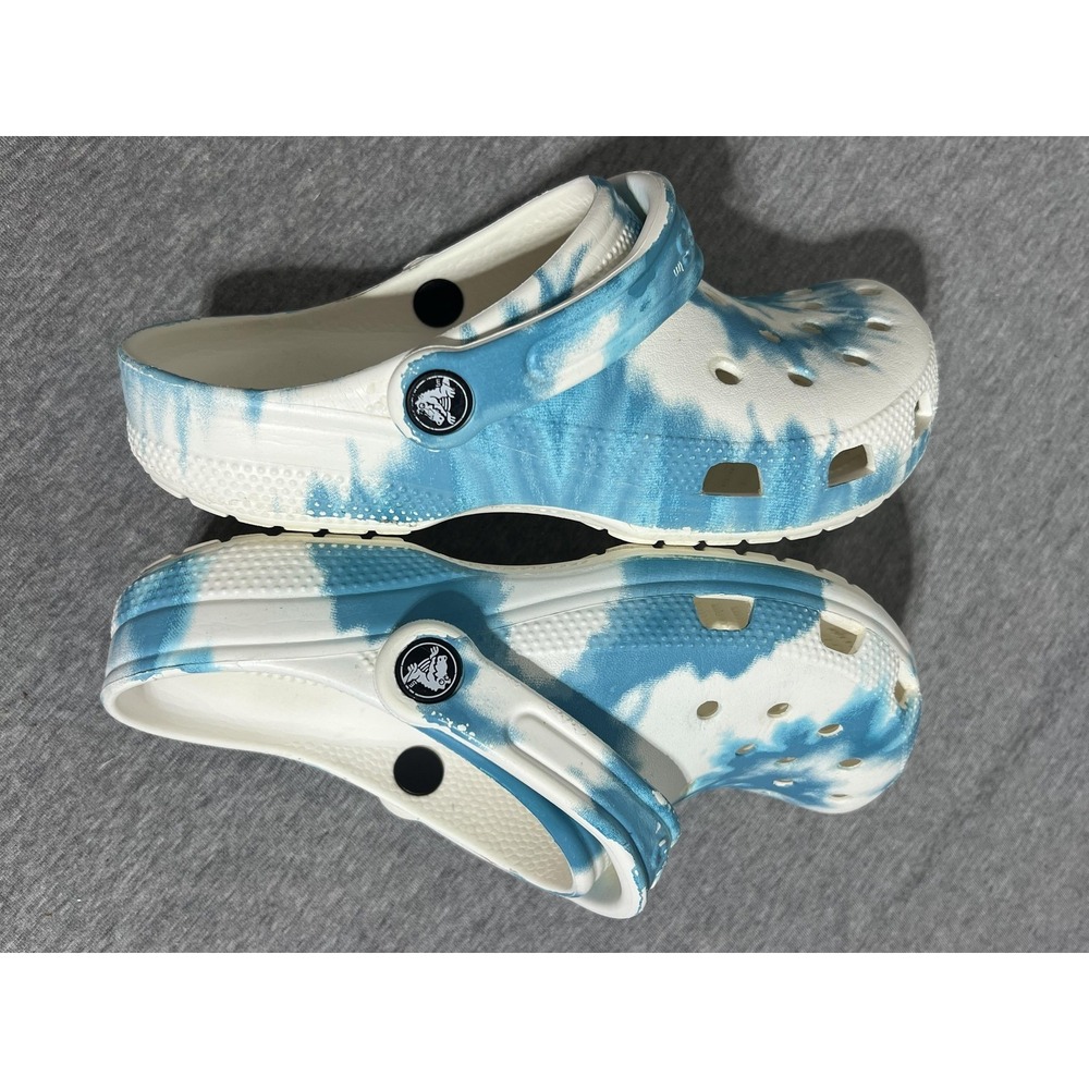 Crocs Classic Clog Shoes Mens Size 4 Womens Size 6 Tie Dye Comfortable Slip On - Picture 12 of 15